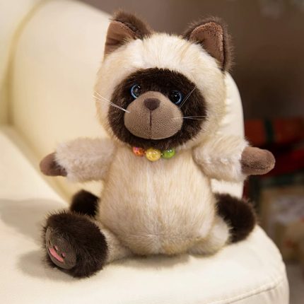 Running Siamese Cat Plush - Cat Stuffed Toy, Perfect Children's Companion & Birthday Gift
